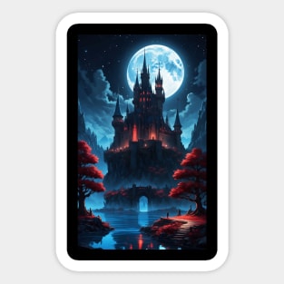 nightmare castle Sticker